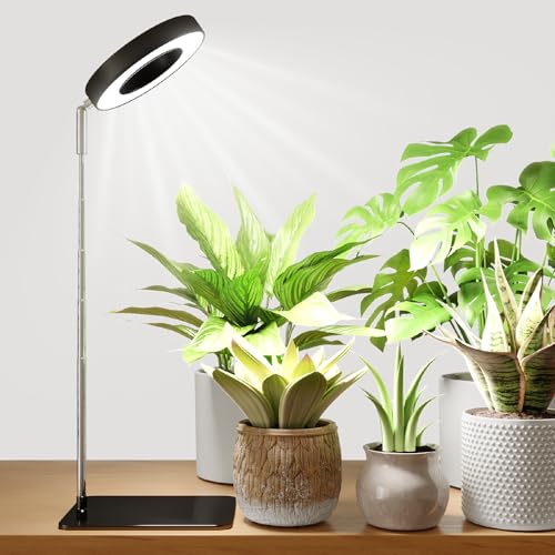 Bamworld Pflanzenlampe mit Standfuß, LED Pflanzenlicht...
