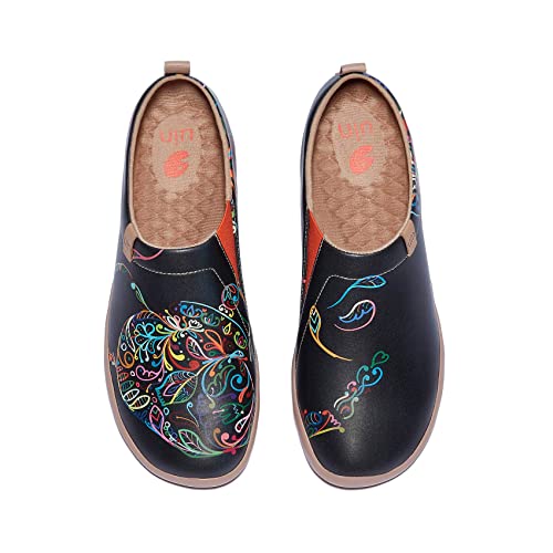 UIN Women's Slip-On Travel Loafers