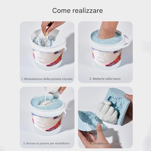 Kit de moulage de la main Generico pour empreinte 3D de couple - 5