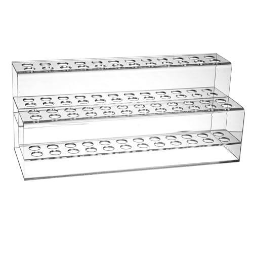 Image of DOITOOL Pen Holder Storage Box Multi-Slot Pencil Display Stand for Desk Organization Durable Acrylic Paint Brush Holder Perfect for Home and Office Use