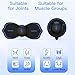 MASTOGO Wireless TENS Unit Electrode Pads Combo Set – 8-Pack Multi-Size Electrodes, Reusable & Latex-Free Replacement Pads for Wireless TENS Units, 3.5mm Snap Connectors (for Multi-Site Pain Relief)