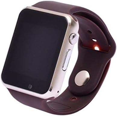 Amazon.com: Reloj inteligente con cámara Bluetooth podómetro sueño para MP3  Respuesta Call Smart relojes para Android IOS, Dorado : Electrónica
