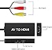 DigitPro RCA to HDMI Converter, AV Composite to HDMI Converter Adapter, Wii/PS2/VHS/VCR/DVD/X box/n64 to HDMIconnector for New TV, Support PAL/NTSC, 720P/1080P