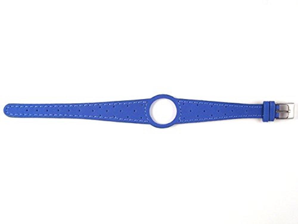 Timebymail Ladies Watch Strap Band For OMEGA DYNAMIC Leather Replacement With Silver Buckle