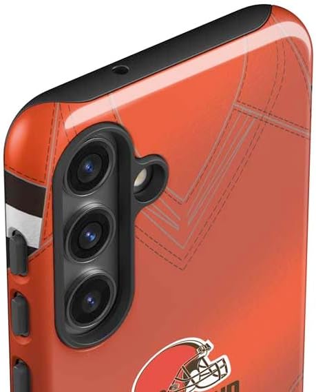 Skinit Impact Phone Case Compatible with Galaxy S24 - Officially Licensed NFL Cleveland Browns Team Jersey Design