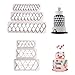 Emporte-PièCes GéOméTriques Lot de 6 Emporte-PièCes GéOméTriques Trois Tailles D'Emporte-PièCes Moule à Couteaux de DéCoration de GâTeaux pour DéCorer Des GâTeaux(Losange,Triangle équilatéral)