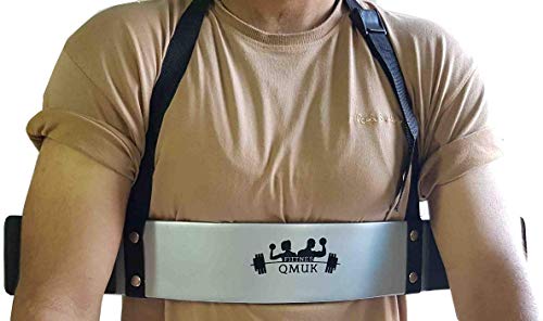 QMUK Arm Blaster for Biceps and Triceps 700 Grams Aluminum Bicep Curl Support Isolator Weight Lifting Dumble & Barbell Curls Muscle Builder Bicep Blaster Wider Arm Strength Muscle Gains
