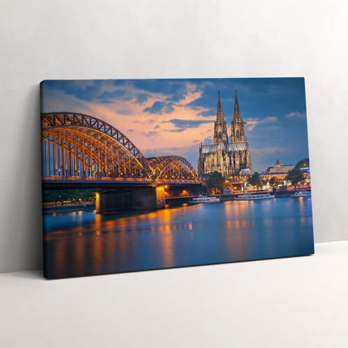 Image sur Toile Murale d'Art 60x40cm Vue de la Mairie Tableau