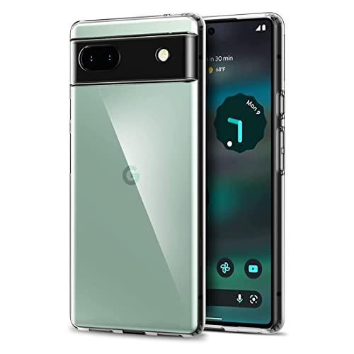 Image of Fashionury Ultra-Hybrid Soft Crystal Clear Back Case Cover for Google Pixel 6A Shockproof Design | Camera Protection Bump | Clear Back | Bumper Case Cover for Google Pixel 6A (Transparent)