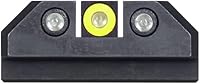 Vista 6 de Night Fision Tritium Night Sight Set for CZ USA P-07/P-09 - Perfect Dot Front Sight with Added Daytime Ring - Front Ring Color Options - Various
