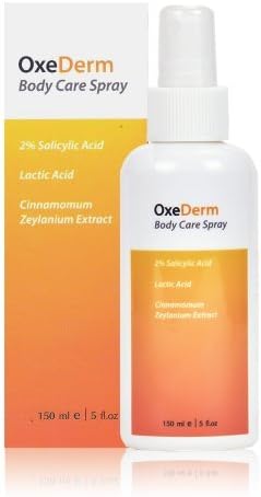 Oxe Derm 150ml/ 5fl.oz Body Acne Spray Back Acne Treatment Salicylic Acid by OxeDerm