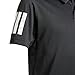 adidas Boys' Club Tennis 3-Stripes Polo Shirt, Black, XX-Small