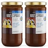King's Cupboard Sea Salt Hot Fudge Chocolate Sauce - The Perfect Hot Fudge Sauce for Topping Ice Cream & Desserts, Chocolate Coffee Drizzle, Fondue, Ganache - Gluten-Free, Kosher, All Natural 27 oz, Pack 2