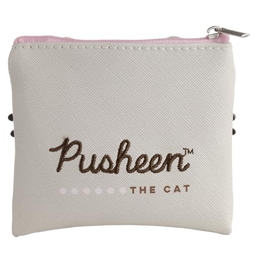 Pusheen The Cat Shaped Purse - Ladies Women's Womens Slim Purses Wallets Wallet for Women - Coin Pouch Purse Men - Card Holder with Zip - Small Cash Wallet Bag Bags UK2