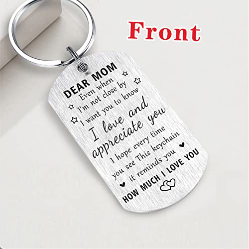 Remember I Love You Mom Keychain Gifts, Birthday Gift For Mom, Mother's Day Present From Son Daughter #TOP2