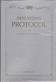 Hardcover Malaysian protocol and correct forms of address Book