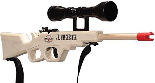 Wooden Junior Winchester Rifle with Scope & Sling