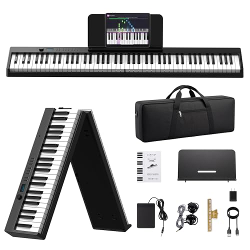 Carina Piano Keyboard, 88 Keys Full Size Semi Weighted...