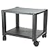 Mind Reader Rolling Printer Cart, Utility Cart, Printer Stand, Under Desk Storage, Office, 17.25