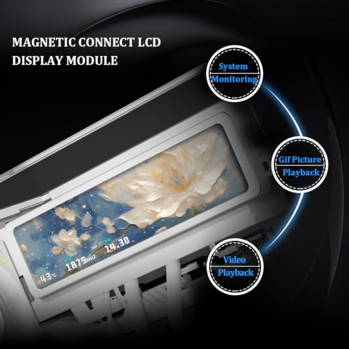 Image of Trofeo Vision 11.3 LCD White, 1920x400 Resolution-Support Switching Between Multiple Dynamic Images /Videos,Magnetic Display Screen-11.3in,Customize Display-Image /Video