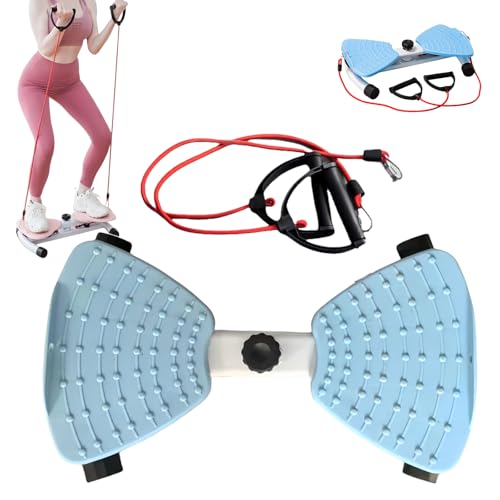 【新昇級版モデル 】ツイストボード 静音 ダイエット器具 スタンディング ツイスター お腹周り 室内運動器具 バランスディスク ツイストフィットネスツール 耐荷重300ポ 腹筋エクササイズ フットマッサージ 減量用 ホームジム用品 男女兼用 (カウントなし
