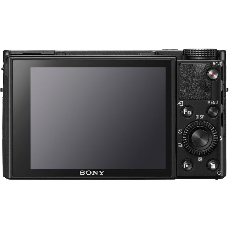 Image of Sony RX100 VII Digital Camera Bundle | 20.1MP 1 inch Stacked Sensor, 24-200mm f /2.8-4.5 Lens, 4K Video & 20fps Burst | for Travel, Vlogging & Everyday Photography (DSC-RX100M7) + 64GB Card + Camera Bag