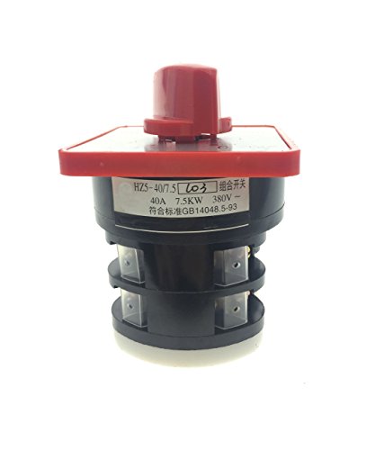Yxq Cam Changeover Select Switch Ac 380V 40A 7.5Kw 8 Terminals 2 Positions 0-1 #TOP2