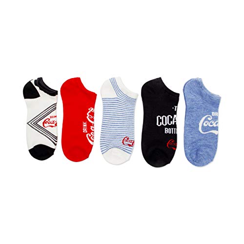 Coca-Cola Women's 5 Pack No Show Ankle Socks2