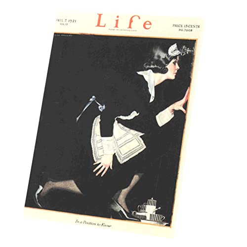 Tableau déco toile imprimée Life vintage 1921 Art Déco 40x53cm