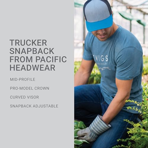 Image of Pacific Headwear Snapback Trucker: Stylish Unisex Cap for All-Day Comfort