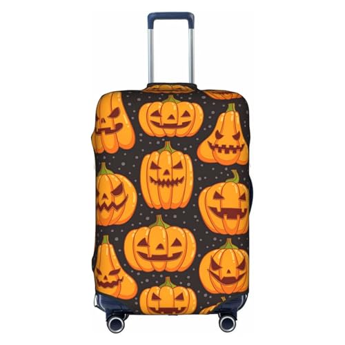 Housse de protection Halloween blanche en polyester lavable taille L
