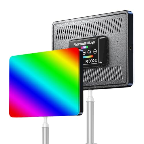 Image of GiftMax PM-26 11inch RGB LED Video Soft Light Panel, 30W for Studio Photography | Video Recording | Conference | YouTube,2700K-5700K CRI95+ | with Remote Control