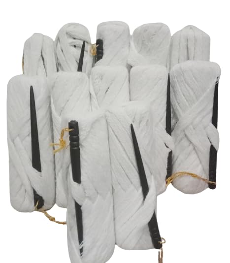 Genric (Pack of 10 Pcs) Peticot Thread/Nada Flat Cotton String (Dori) with 6 Meter Length White Color/100% Cotton Nada for Lehenga/Pyjama/Indian Dresses/Petticoat/Sari/Salwars etc-image-21
