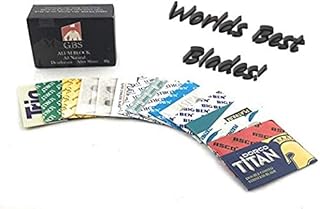 G.B.S Alum Block -A Natural Mineral Compound Face Neck Razor Cuts & Nicks Soothes Skin & Pore After Shave + Pack of 32 Dou...