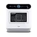 WiFi/WLAN günstig Kaufen-Midea ST 5.31 Mini Geschirrspüler 42cm freistehender Tischgeschirrspüler mit Wifi Control Spülmaschine 7 Programme 3 Maßgedecke Touch, 58 dB, mit/ohne Wasseranschluss benutzbar, Weiß