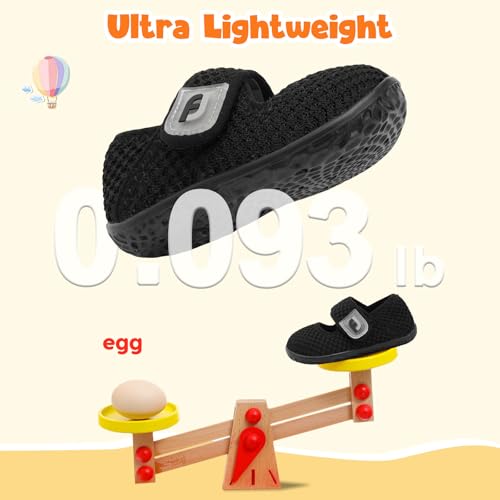 JOINFREE Toddler Shoes Boys Girls Walking Lightweight Wide Barefoot Slip On Sneakers Mary Jane School Shoe Breathable Flexible3