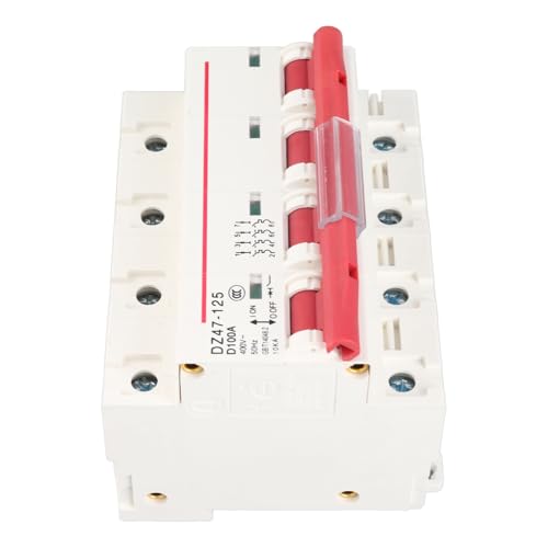 Disjoncteur Domary 4P 100A : interrupteur à air type d en plastique pour réseau électrique