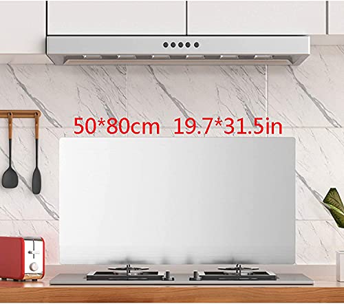 Protector contra salpicaduras para estufa de gas y placa deflectora de acero inoxidable de cocina 3