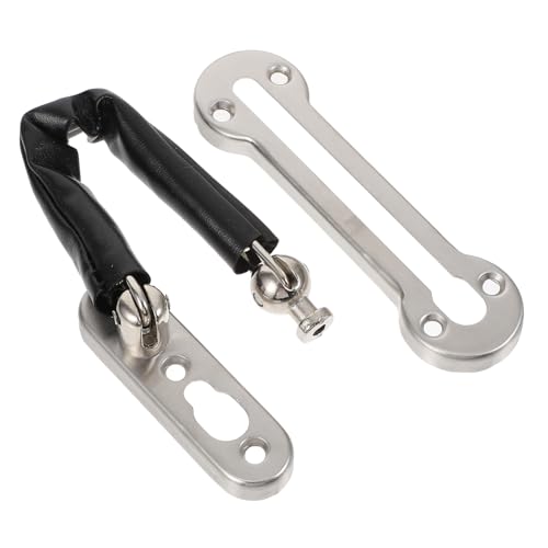 Cadena de puerta de seguridad de acero inoxidable resistente para accesos de hogar 2