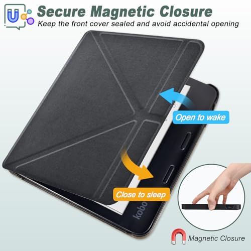 DMLuna Origami 2-Way Stand Case for Kobo Libra Colour (Model:N428, 2024 Release) - Image 4