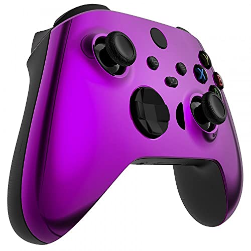 Image of MODDEDZONE Custom Wireless UNMODDED Controller for Xbox One S /X and PC - Exclusive and Unique Designs - The Perfect Gaming Gift for Enthusiasts Chrome Purple