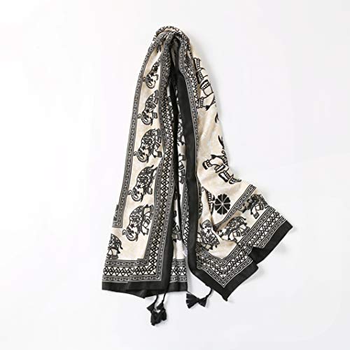 Jeelow Lightweight Scarves Fashion Light Shawl Beach Wrap Head Scarf For Women4