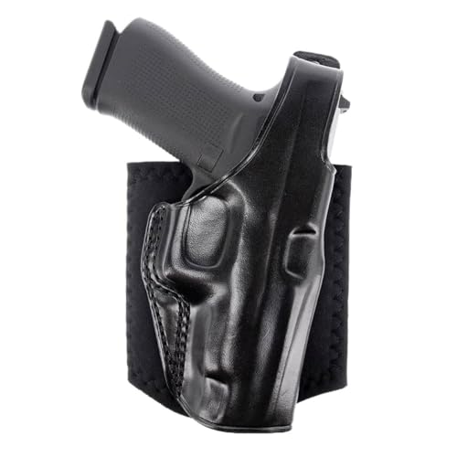 Galco AG800RB Ankle Glove Holster for Glock 43, 43X, Taurus GX4