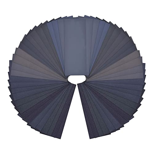 CHIUEAST Sandpaper 9 X 3.6In Sand Paper 120 to 3000 Grit Wet Dry Sanding Sheet for Wood-Furnitures Finishing Automotive Polishing Sanding Sheets for Woods