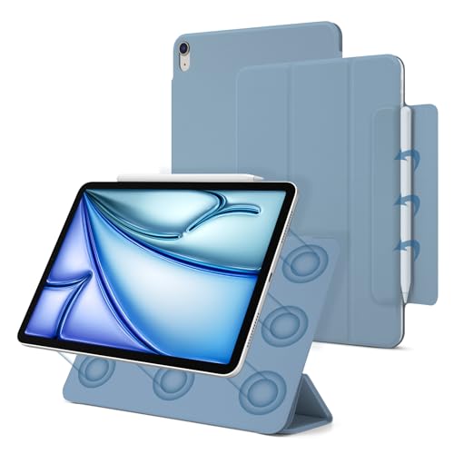 Protection iPad Air 5e génération avec support magnétique trois volets