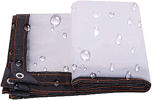 Bâche transparente imperméable 4x7m durable avec œillets extérieurs - 2