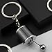 Osilly Gearbox Keychain, Six Speed Manual Transmission Stick Shift Keyring, Auto Part Creative Fidget Toy, Car Shifter Keyfob Automotive Key Chain Ring, Car Decoration Accessories (Black)