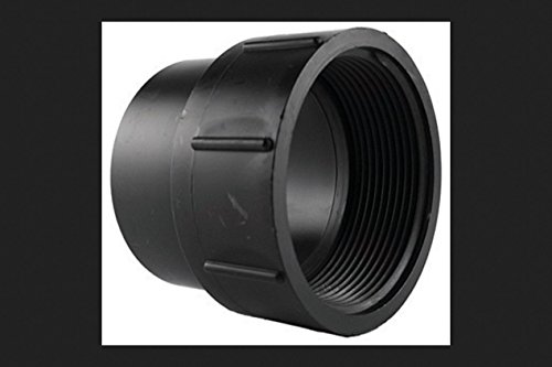 Charlotte Pipe 1-1/2 in. Spigot x 1-1/2 in. Dia. FPT ABS Cleanout - Case of: 1; Each Pack Qty: 1