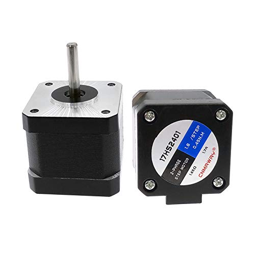 Motore passo-passo 42 a coppia elevata da 40 mm, 2 fasi, 4 conduttori Nema17 42BYGH40 1,7 A 0,45 Nm a basso rumore for CNC XYZ
