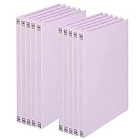 Amazon | プラス フラットファイル A4 タテ 樹脂製とじ具 10冊 ブルー